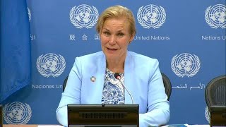 UNAIDS Global AIDS Update  Press Conference 23 July 2019 [upl. by Gabbey218]