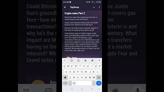 Crypto News Part 2Tapswap New Task CodeTapswap [upl. by Domingo]