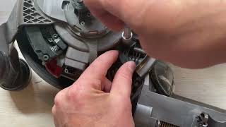 Step by step How to change the internal flip hose in a Dyson DC40 Hoover Part no 92262503 [upl. by Dnomse]