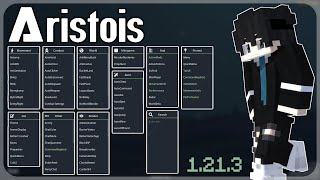 The Most OP Minecraft 1213 Hacked Client  ARISTOIS Client [upl. by Amadeus]