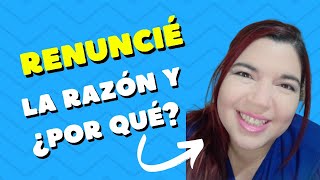 Renuncié y aquí el motivo  Ciudadana del mundo Cambio renovación nuevoscomienzos extranjeros [upl. by Ferdinande]