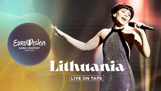 Monika Liu  Sentimentai  Lithuania 🇱🇹  Live On Tape  Eurovision 2022 [upl. by Ahsenauj292]