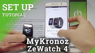 How to Set Up MYKRONOZ ZeWatch 4  Activation and Pairing Tutorial [upl. by Scharaga]