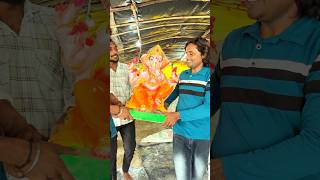 गणपति बप्पा जल्दी आना 🙏🏻🚩 ganpatibappa  ganpativisarjan  emotional [upl. by Ahsikal]