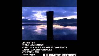 IEMN BT  Remember Paul van Dyks Recollected Remix 1998  Trance [upl. by Acus122]