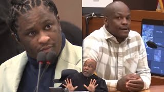 Young Thug YSL Member Woody ARRESTED In COURT For REFUSING To TESTIFY “IM GROWN I PLEA THE [upl. by Aicerg]