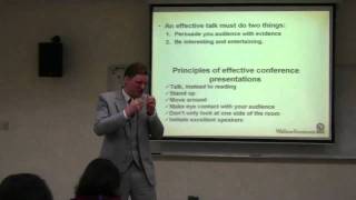 How to Present a Paper at an Academic Conference 18 [upl. by Audras]