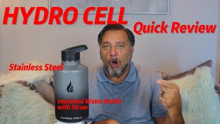 Quick Review HYDRO CELL Stainless Steel Insulated Water Bottle [upl. by Ennoid961]