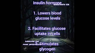 Insulin hormone  Function of Insulin upsc ssc ssccgl cbse icse rrbntpc rrb [upl. by Wendalyn]