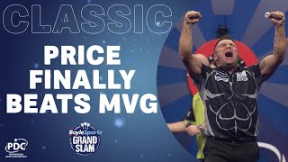 PRICE FINALLY BEATS VAN GERWEN IN A GRAND SLAM CLASSIC [upl. by Harbison236]