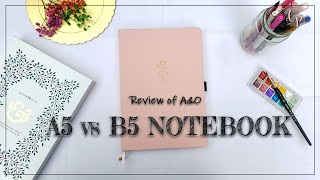 A5 vs B5 Notebook  Why you should consider B5 amp Review of AampO [upl. by Maribelle]