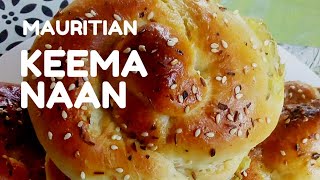 NAAN MAURICIEN mauritian keema naan amp cheese naan [upl. by Nottirb]