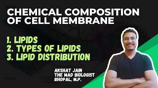 CHEMICAL COMPOISTION OF CELL MEMBRANE  LIPIDS CHEMICAL COMPOISTION OF CELL MEMBRANE LIPIDS [upl. by Asira665]