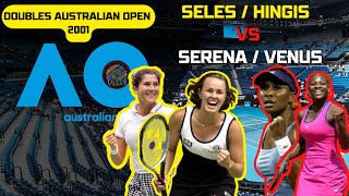 Venus  Serena vs Hingis  Seles highlights doubles Australian Open 2001 [upl. by Sacci]