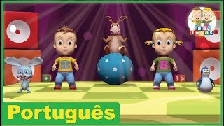 Techno Saltitão  Canções Creche PréEscolar  BBtwins  Vídeos HD  Português [upl. by Shane]