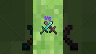 Diamond sword vs Netherite sword  shortsfeed minecraft shorts viral [upl. by Lyred]