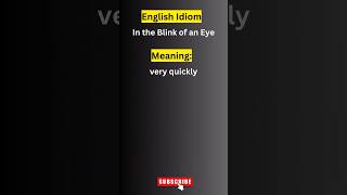 In the Blink of an Eye Embracing Lifes Swift Moments learnenglishonline idioms [upl. by Belier]