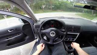 Volkswagen GOLF 23 V5 170 HP  Remus  Exhaust Valve Bypass POV Ride [upl. by Allets71]