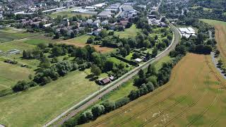 Kiebitzacker  Ammertal 9Juli 2024 \ 2 Mit Zoom und Ostschwenk nach Tübingen DJI Mini2 4K [upl. by Amethist242]