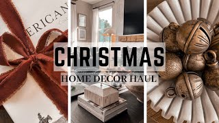 CHRISTMAS HOME DECOR HAUL  HOLIDAY  HOMEGOODS MCGEE amp CO KIRKLANDS  2024 [upl. by Flip896]