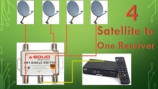 How to connect Multiple satellite to One receiver [upl. by Ninetta405]