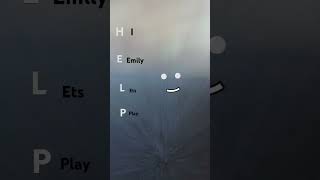 Hi Emily lets play sad emoji [upl. by Stormie]