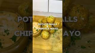 Potato balls amp Chipotle mayo 🥔 [upl. by Eulalia]