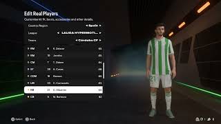 FC 25 Córdoba CF Overall Player Ratings [upl. by Ferretti938]