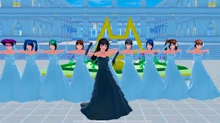 The weeding drees women dance 💃 in Sacura school simulator  Dance tutorial video  game 🥰😍 [upl. by Savill]