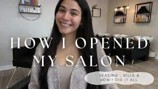 HOW I OPENED MY SALON  how much I spent expenses to run  pictures [upl. by Akemihs]