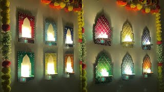 2 DIY jharokha wall decor ideas Easy Diwali home decoration ideas diy jharokha ytvideo [upl. by Euqinim561]