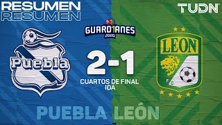 Resumen y goles  Puebla 21 León  Guard1anes 2020 Liga Mx  TUDN [upl. by Zenitram]