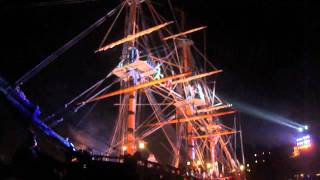 Fantasmic Disneyland 2011 Entire Show HD Side View [upl. by Wrigley]