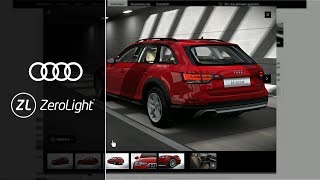 Audi amp ZeroLight Deliver quotThe Best Car Configurator on the Internetquot [upl. by Lehcnom390]