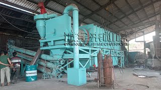 Hazelnut Shells Palm Kernel Charcoal Making Furnace Wastes Pomace Continuous Carbonization Furnace [upl. by Bartram382]