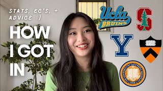 HOW I GOT INTO YALE STANFORD PRINCETON amp UCLABERKELEY  your onestop guide to everything college [upl. by Ko]