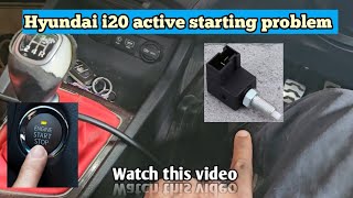 Hyundai i20 active starting problem i10 grand i20 elite xcent push start car same problem [upl. by Oynotna]