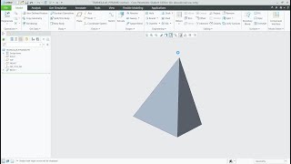 Triangular Pyramid in CREO [upl. by Anile]