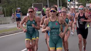 2019 Mooloolaba ITU Triathlon World Cup  elite womens highlights [upl. by Kendrah946]