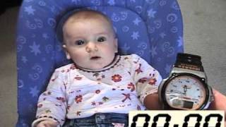 Infant Looking Time Habituation Activity 2 from quotWhat Babies Can Doquot DVD [upl. by Norel396]