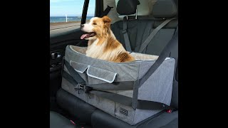 PETSFIT Product Installation GuidesZFC1106LPETSFIT Dog Car Seat Pet Travel Car Booster Seat [upl. by Amadeo621]