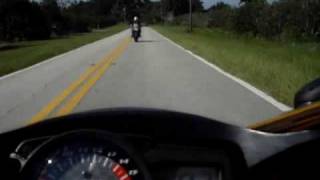 2007 GSXR 1000 180 MPH curves Brooksville Florida [upl. by Atin]