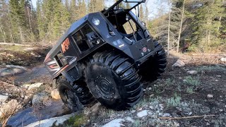 ARGO CENTAUR XT  MAVERICK X3 DEFENDER HD10 and Crew on recovery mission [upl. by Patti]