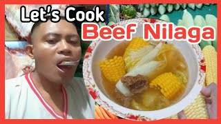 Lets Cook Beef Nilaga Recipe  Nilagang Baka  Abai Efren Vlogs [upl. by Yrolg903]