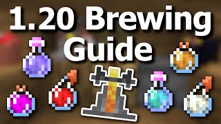 The Ultimate Minecraft 120 Potion Brewing Guide  How to make all Potions Auto Brewer and More [upl. by Madalyn]