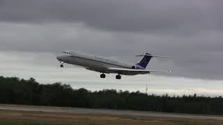 Everts Air McDonnell Douglas MD83SF  Landing amp Takeoff [upl. by Ebonee]