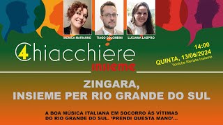 INSIEME AO VIVO  A boa música italiana em socorro ao RS [upl. by Aubreir]