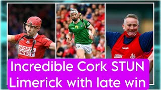 Cork INCREDIBLE LATE Win 😱 Limerick Beaten 😳 Cork 328 Cork 326  Match Reaction [upl. by Atrice]