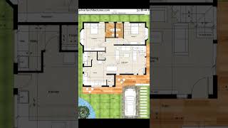 45 x 60 East facing floor plan [upl. by Elyk]