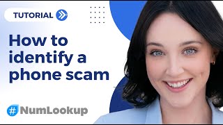 How to Identify a Phone Scammer  Expert Tips from NumLookup [upl. by Antipus]